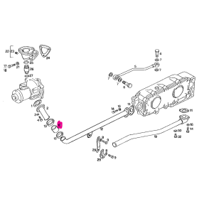 manicotto flessibile impianto di raffreddamento iveco 98434881