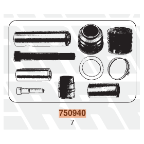 kit revisione pinza freno iveco 42537451 93162048 errevi 750940