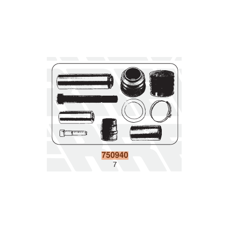 kit revisione pinza freno iveco 42537451 93162048 errevi 750940