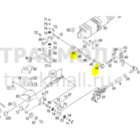 giunto sferico tirante leva retromarcia mercedes A0002689089