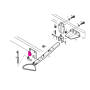 traversa supporto post struttura fermo ruota di scorta iveco 93813873 93810133