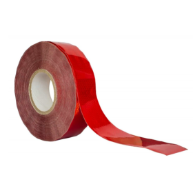 rotolo di nastro adesivo reflex rosso rotolo ingombro posteriore