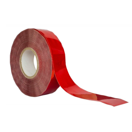 rotolo di nastro adesivo reflex rosso rotolo ingombro posteriore