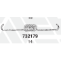 molla di richiamo inferiore ceppo del freno iveco 93161627 93162113 emmerre 732179