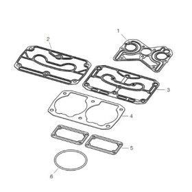 kit di guarnizioni e riparazione per compressori d'aria knorr SEB22550