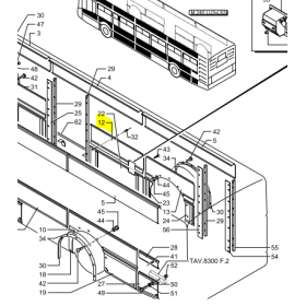 pannello inferiore finestra dx posteriore breda 240 d034303