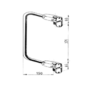 braccio specchio sx retrovisore iveco 4840622