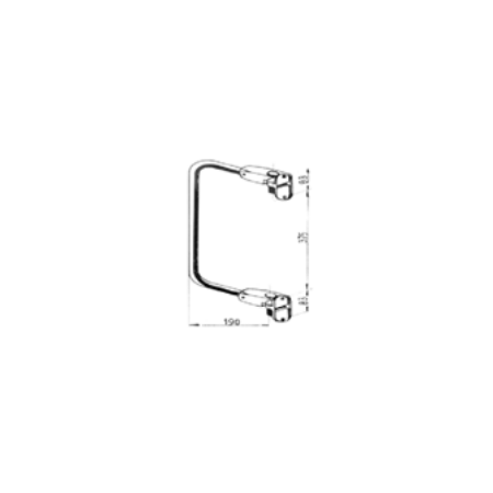 braccio specchio sx retrovisore iveco 4840622