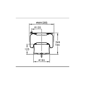 cella completa sospensione posteriore 1s 285 20 iveco 4823495