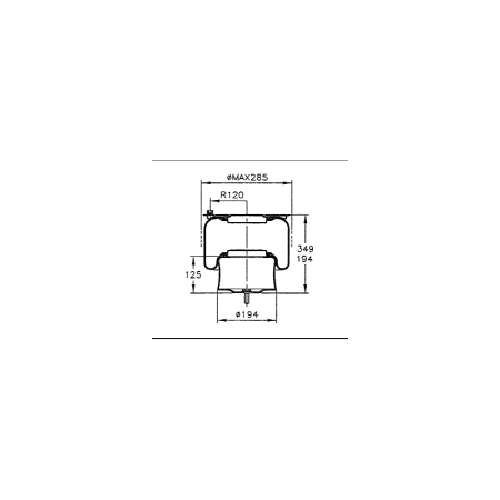 cella completa sospensione posteriore 1s 285 20 iveco 4823495
