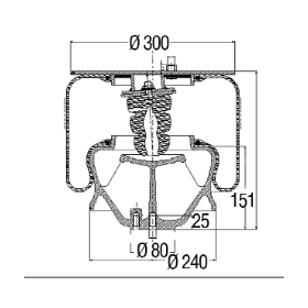 sospensione completa sx anteriore iveco 4827211