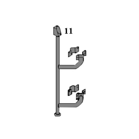 braccio apertura porta anteriore iveco 93190806