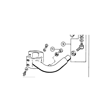 Braccio inferiore porta rototraslante  bode wegman iveco 8194563