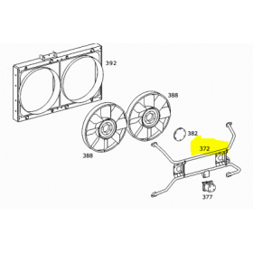 supporto comando ventilatore citaro mercedes a6285001527