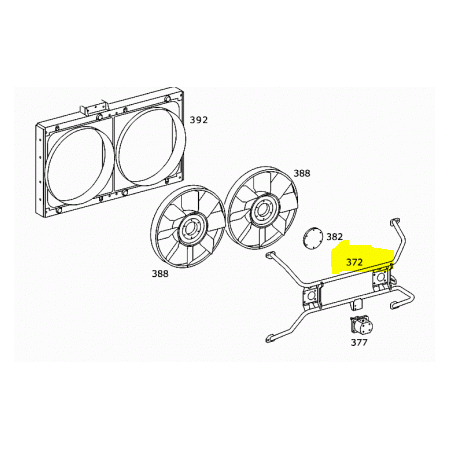 supporto comando ventilatore citaro mercedes a6285001527