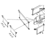 tendina parasole elettrica autista L 962mm iveco 93172973