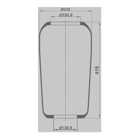 membrana sospensioni pneumatiche posteriore arway iveco 5010531180