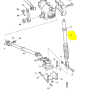 canna/piantone di sterzo serie 4 L 519-883mm scania 1436331 1540425
