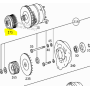 puleggia alternatore citaro 100x57 8 gole mercedes a9061552515