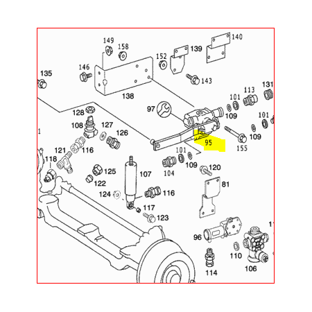 livellatrice sospensioni pneumatiche mercedes a0003277625