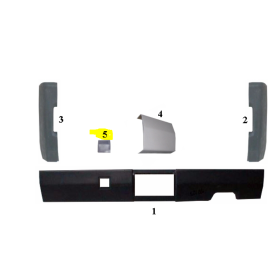 coperchio in alluminio piccolo paraurti 380 euroclass iveco 4866629