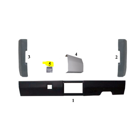 coperchio in alluminio piccolo paraurti 380 euroclass iveco 4866629