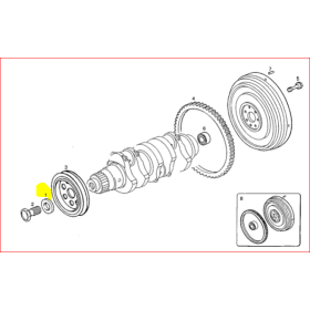 rondella volano albero motore iveco 98431967