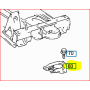 piastra di fine corsa battuta molla sx mercedes a9013220131