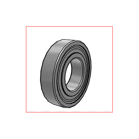 Cuscinetto radiale a sfere 72X35X17 SKF 6207-Z