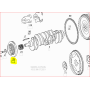 smorzatore vibrazione motore modello g270cdi sprinter mercedes a6120301003