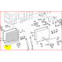 cornice x cerniera sportello laterale radiatore citaro mercedes a6287555318
