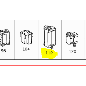 blocchetto spine da 10 poli mercedes a6555451028