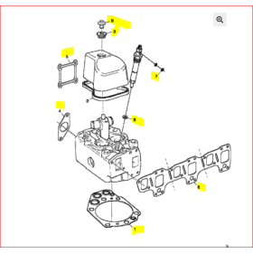 kit guarnizione testa cilindri scania 551571