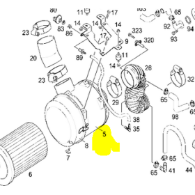 portafiltro filtro aria mercedes a0180944302 a0040941704