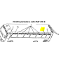 TENDINA PARASOLE MM. 898 fiancata sx iveco 4823860