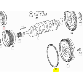 CORONA VOLANO MERCEDES A0000320605
