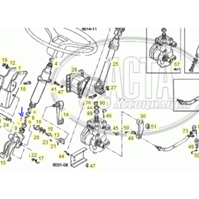 anello albero sterzo iveco 4717274
