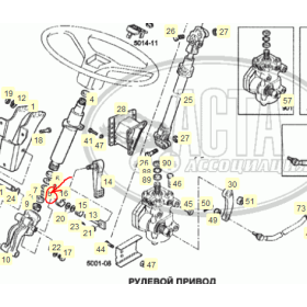 distanziale piantone sterzo 35x42x4 135.17/145.17 iveco 4715665