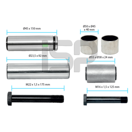 kit revisione pinza freni knorr 381.391 iveco 93161189