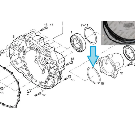 anello/o ring mozzo posteriore iveco 93163222