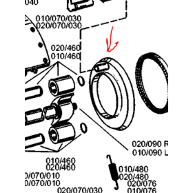 anello mozzo posteriore iveco 93163250