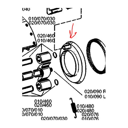 anello mozzo posteriore iveco 93163250