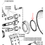 corona dentata interna mozzo abs 94,5x3 iveco 93163236