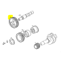 ingranaggio comando albero a games iveco 61316208