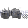 kit ganasce/segmenti freni iveco 2992006 2991760 2992005 2992007