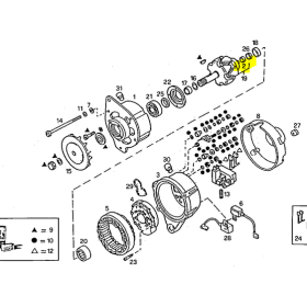 boccola alternatore H 1 X L 155 X 105 iveco 8122281