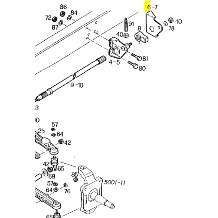 staffa di fissaggio anteriore dx stabilizzatrice daily iveco 8577433