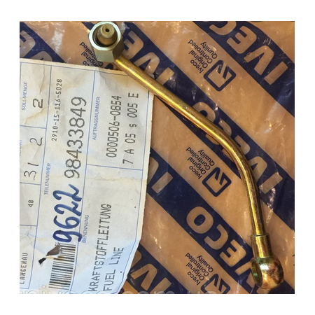 tubo rigido e raccordato combustibile iveco 98433849