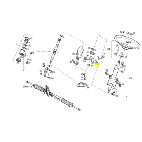 piastrina albero sterzo iveco 93805649