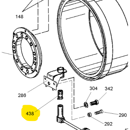 sensore giri ruota abs iveco 42536257